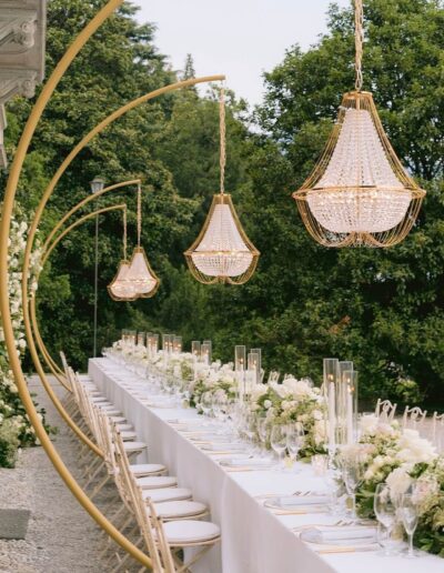 allestimenti per eventi - chandeliers