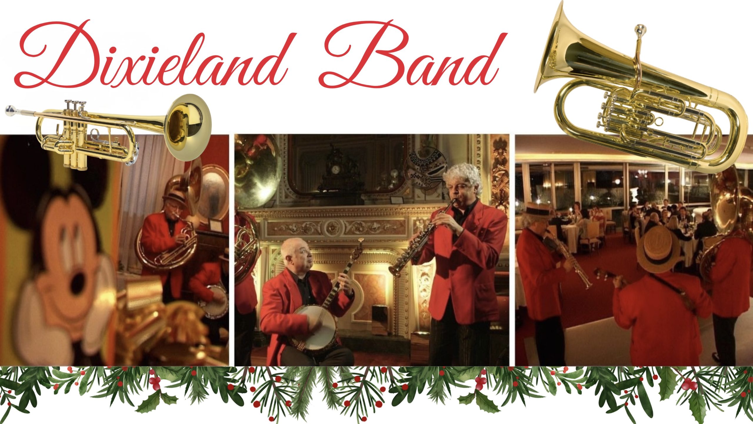 corporate christmas dinner - dixie band
