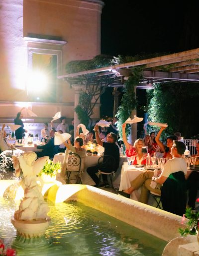 festa a tema milleluci - villa cipressi - la bottega della musica event factory - dettagli